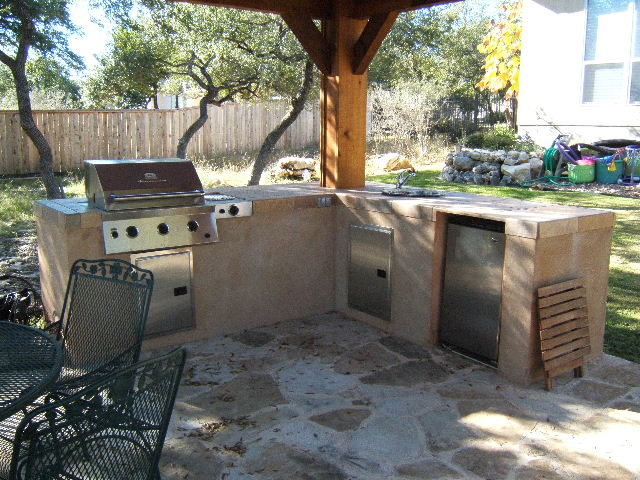 kitchen in the backyard