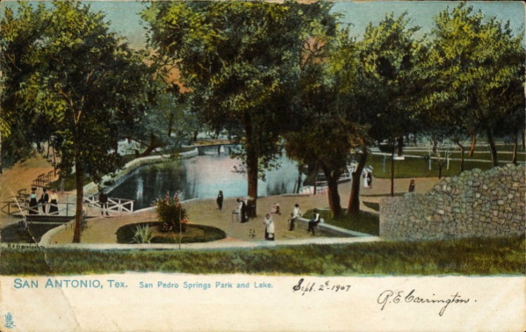 san pedro swimming pool in the early days.