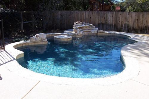 shaded pool